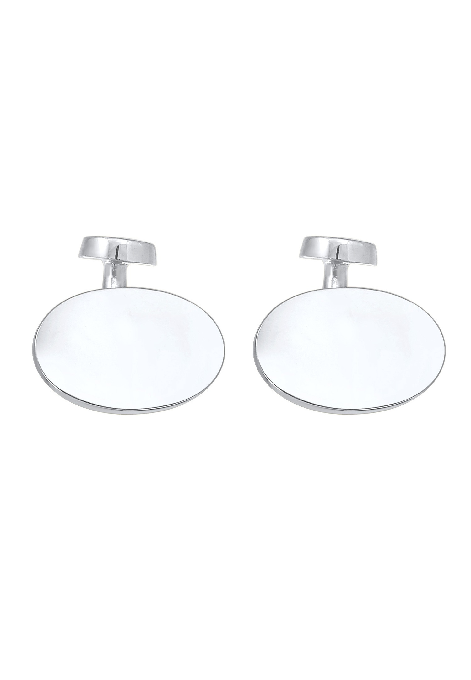 KUZZOI Hommes Ovale Elégant en argent sterling 925