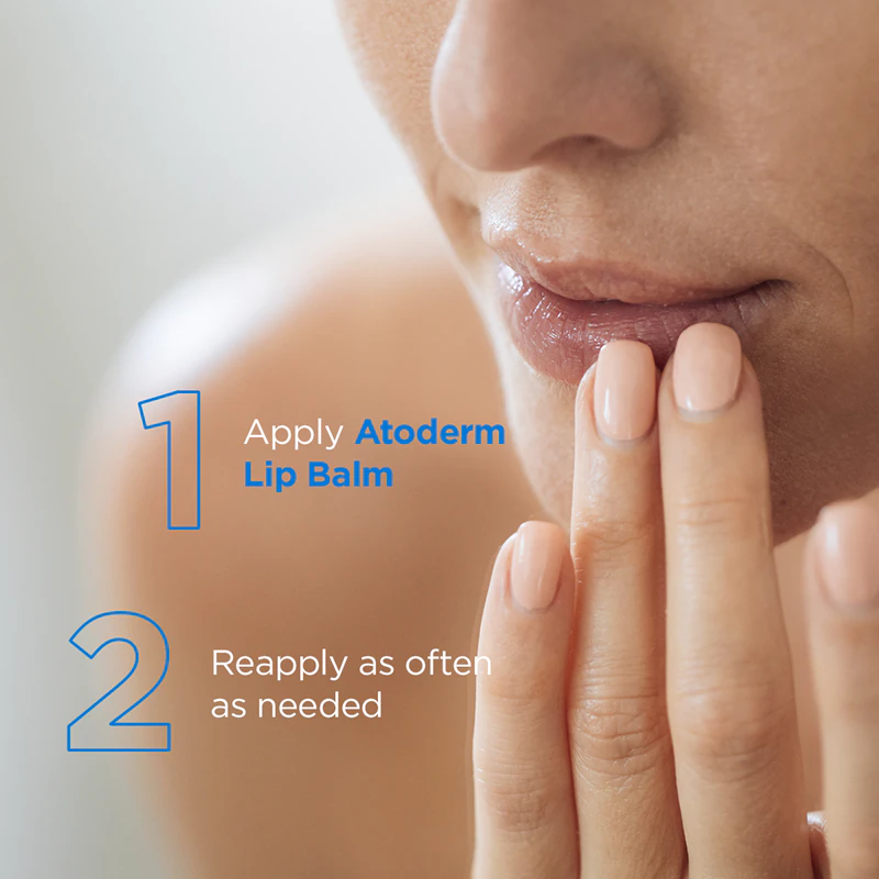 Bioderma Atoderm Lip Balm regeneračný balzam na suché pery