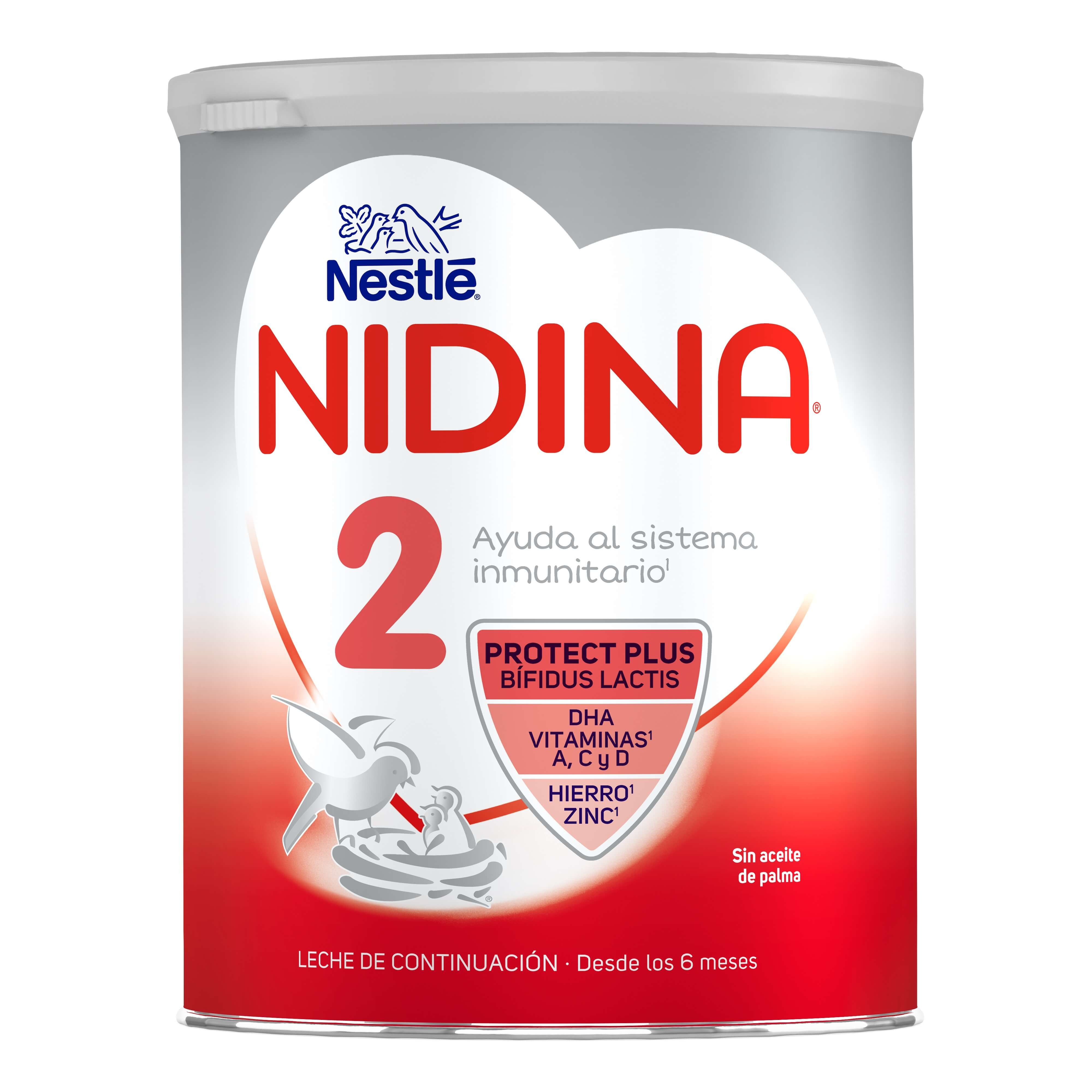 „Nidina 2 Premium“ tolesnio maitinimo mišiniai kūdikiams ir vaikams