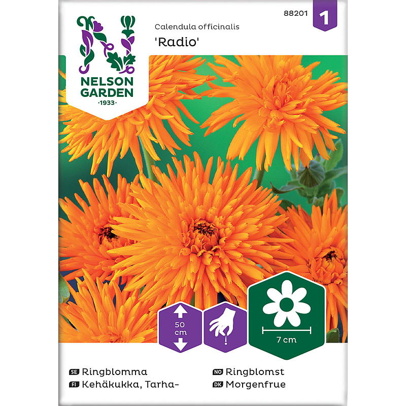 Nelson Garden Marigold Seeds Radio
