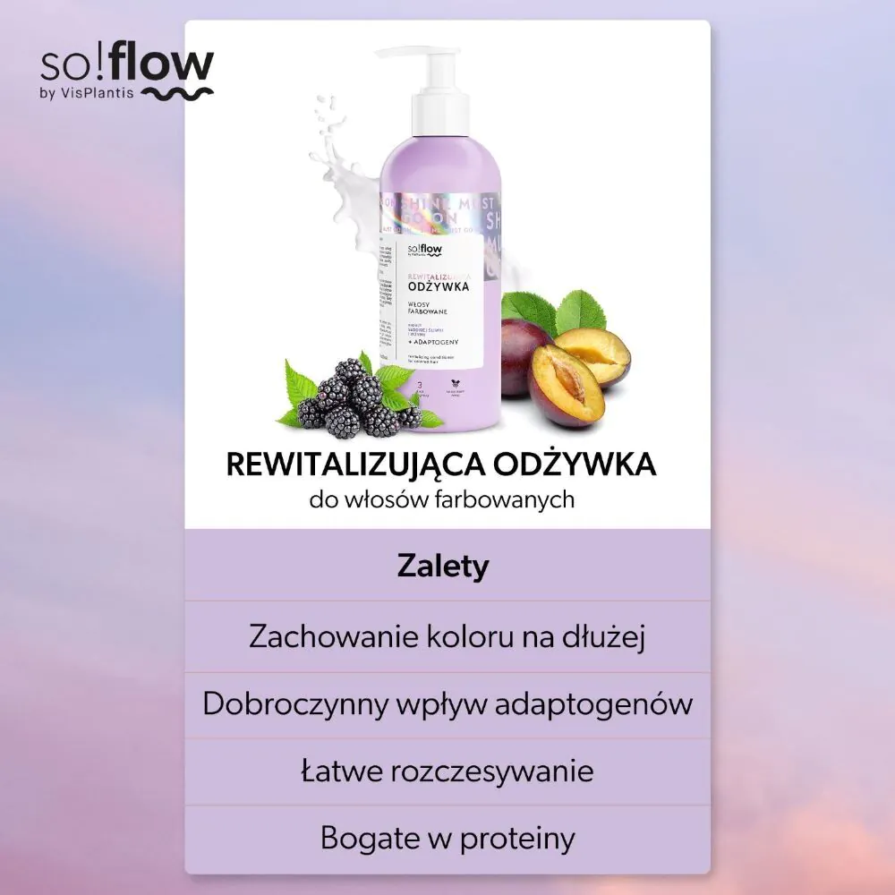 So!Flow Rewitalizująca Odżywka do włosów Farbowanych