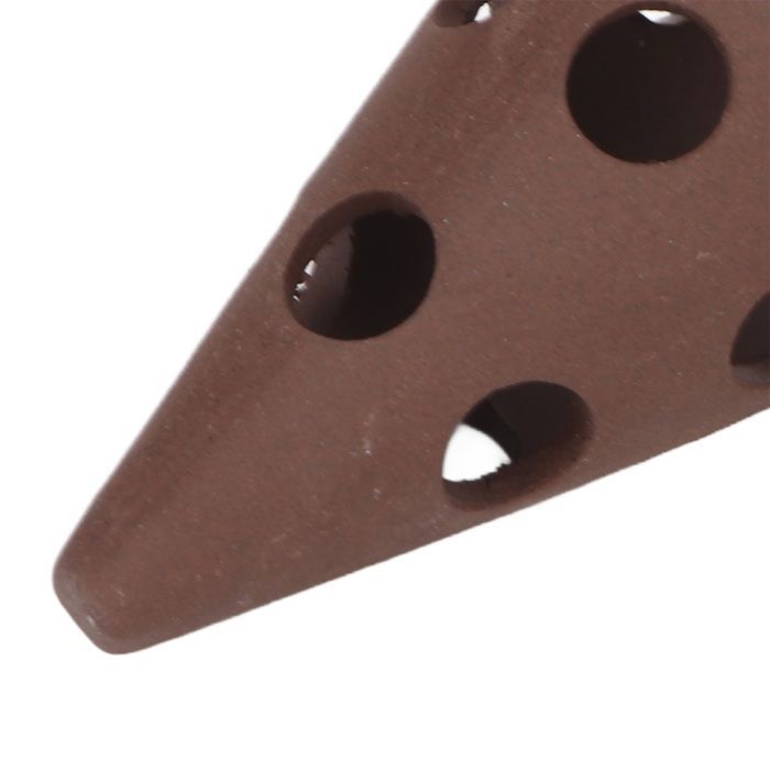 Aquário decorativo cônico oco de cerâmica, abrigo para peixes e camarões.