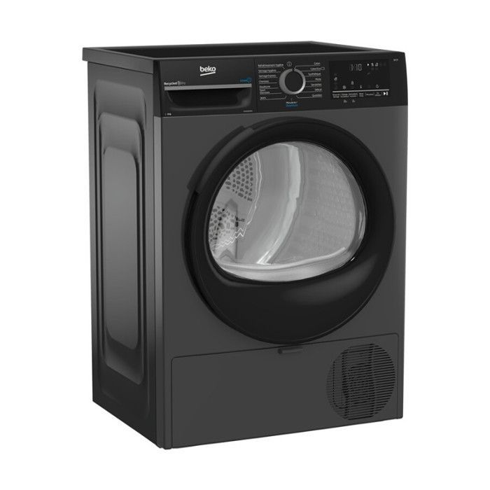 Asciugatrice - BEKO - D34H28393A - 8 kg - Pompa di calore - Nera