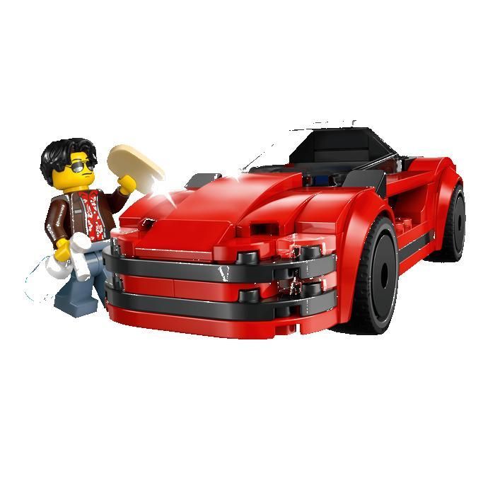 LEGO City 60448 Auto sportiva rossa - Regali, giocattoli e oggetti da collezione 5+