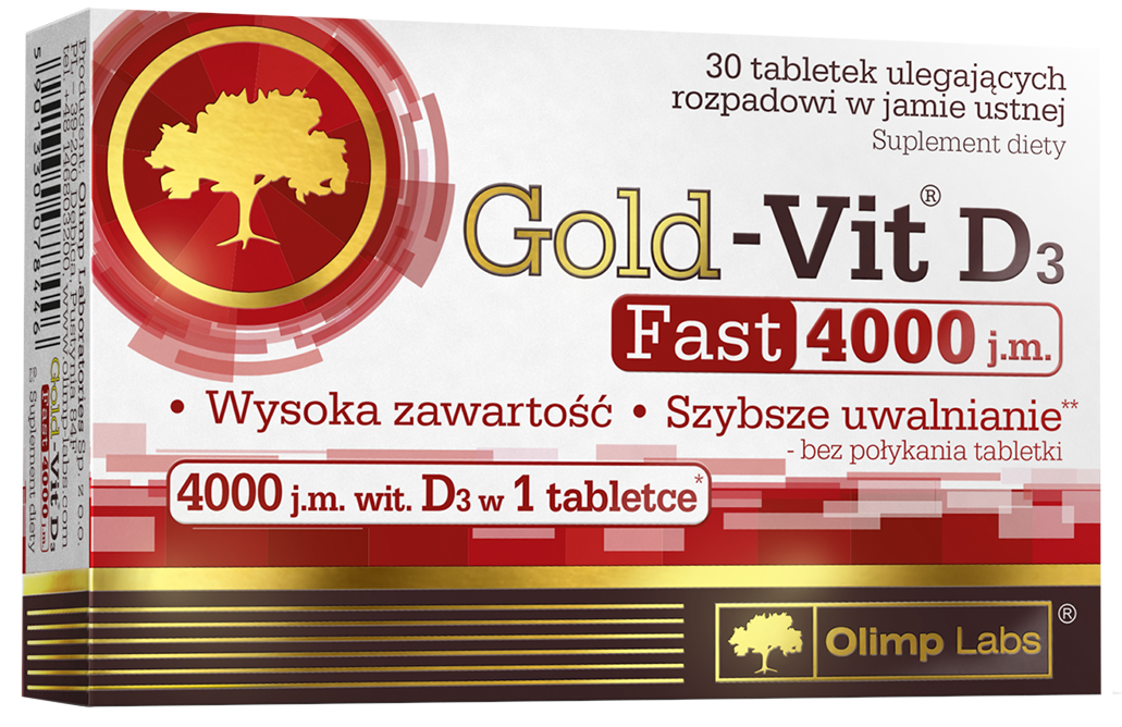 Goud-Vitamine D3 Snel 4000 IE