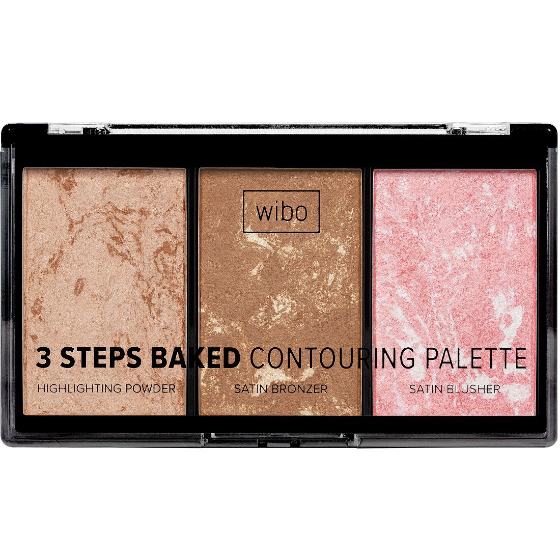 Palette de contouring cuite en 3 étapes Wibo