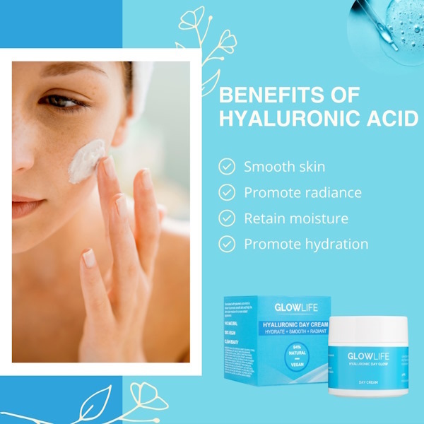 Crema de día con ácido hialurónico Glowlife 50 ml