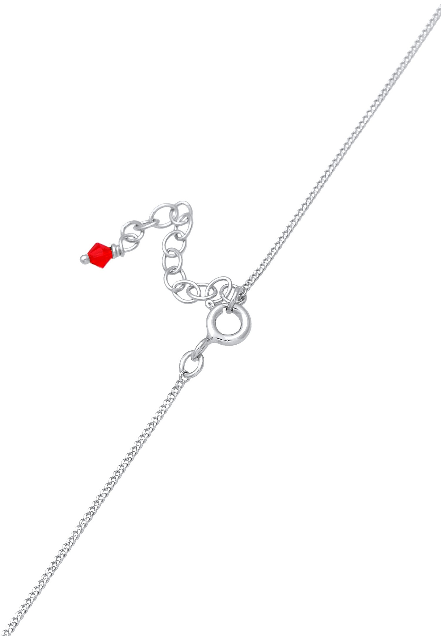 Elli Femme Pendentif Coccinelle Enfant Émail - (925/1000) Argent