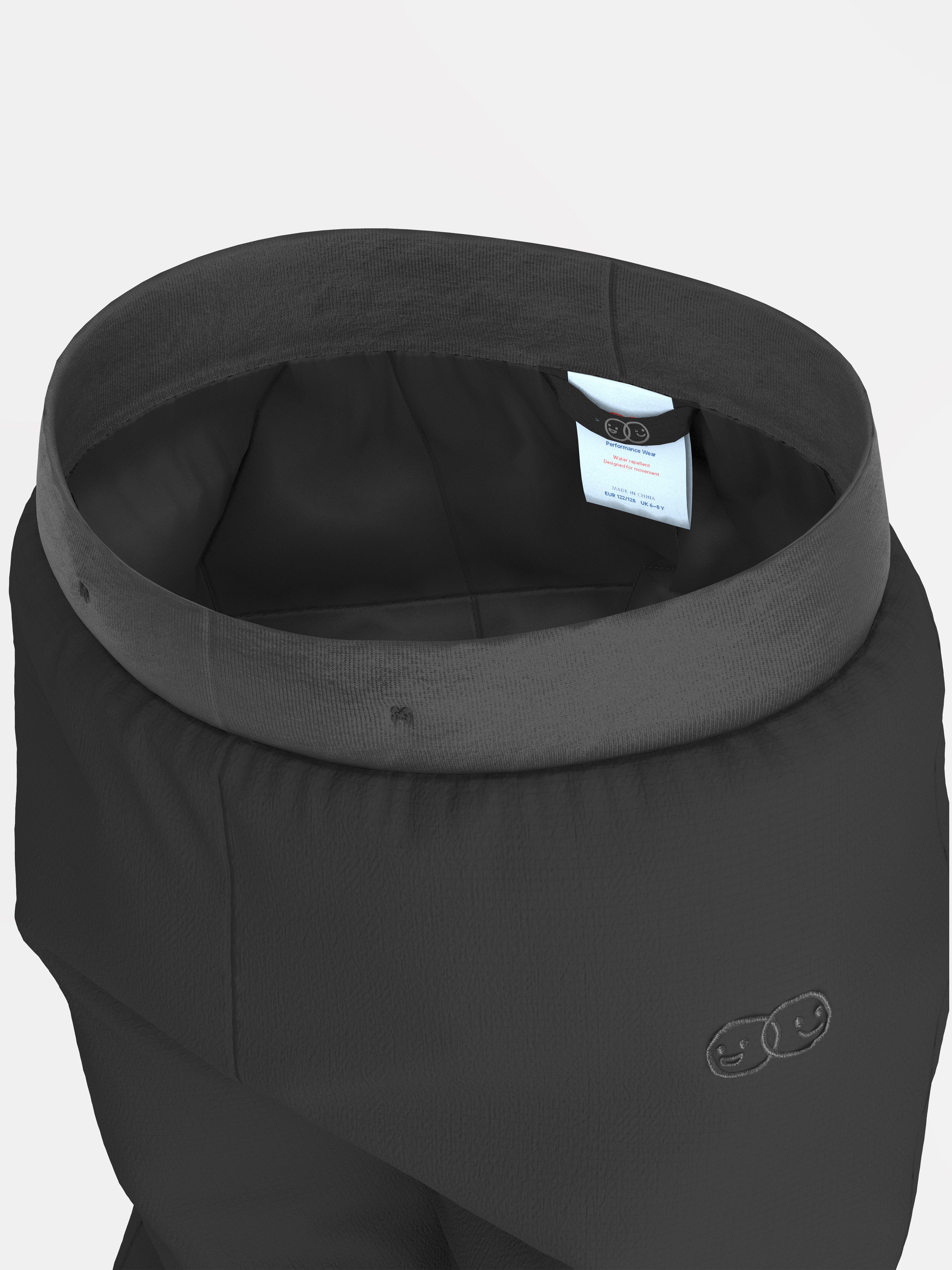 Pantalones ligeros, acolchados e impermeables – Ropa deportiva infantil negra