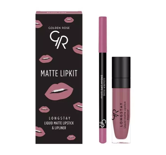 Golden Rose Matte Lipkit zestaw do makijażu ust Blush Pink