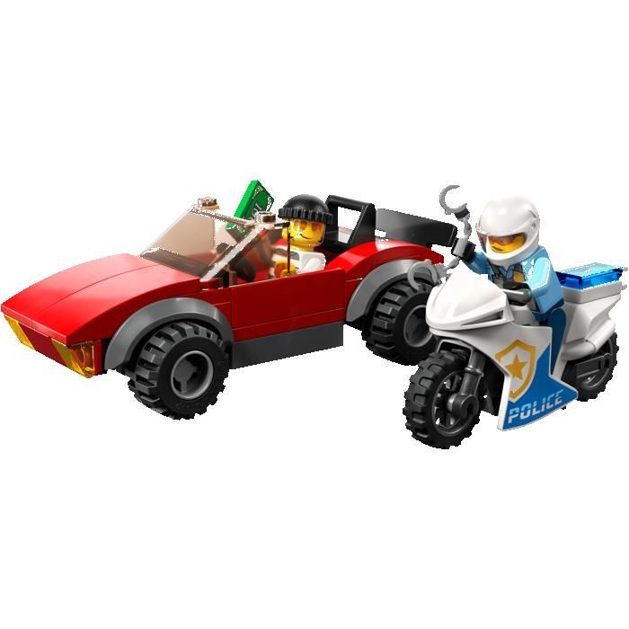 LEGO City 60392 Poliisin moottoripyörätakaa-ajo Lahjat Lelut Keräilyesineet 5+