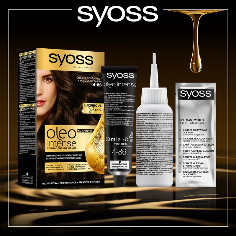 Syoss Oleo Intense permanente haarkleuring met olie