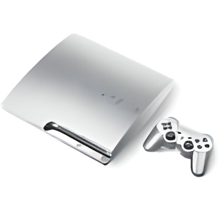 Sony PS3 Slim 320GB spelconsole - Grijs met zilverkleurige controller