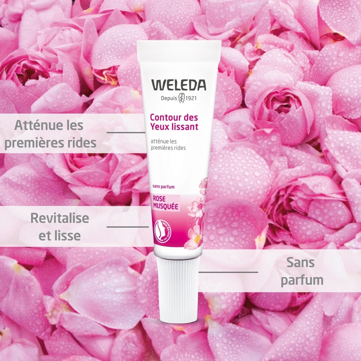Weleda Contour des Yeux lissant Rose