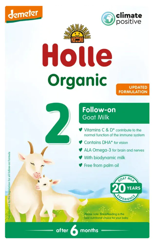 Holle Bio Mleko kozie 2. następne od 6 m-ca życia