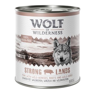 Wolf of Wilderness Erwachsenen-Sparpaket 24 x 800 g