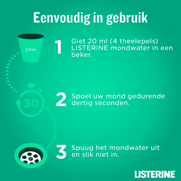 Listerine Clean & Fresh vodica za ispiranje usta<br>500ml - bez alkohola