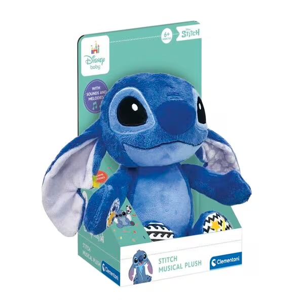 Clementoni Disney Baby Stitch hudobný plyšák