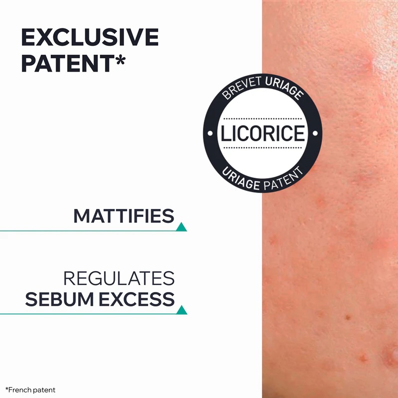Uriage Hyseac 3-Regul+ Global Anti-Blemish Care matinį suteikiantis kremas probleminei odai