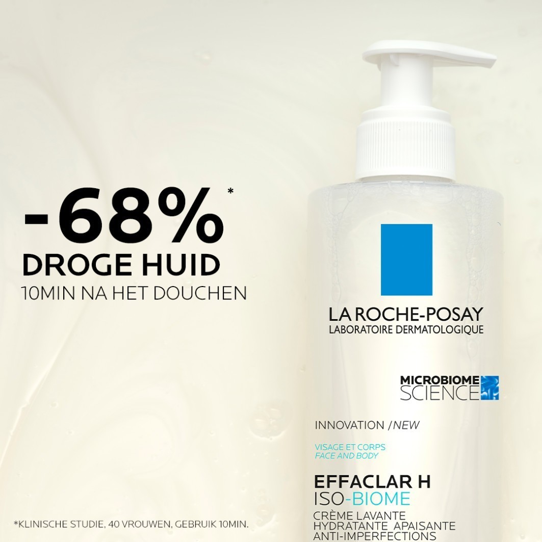 La Roche-Posay krema za čišćenje lica Effaclar H ISO-BIOME - 390 ml