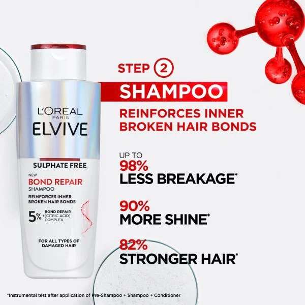 L'Oréal Paris Elvive Bond Repair šampūnas 200 ml
