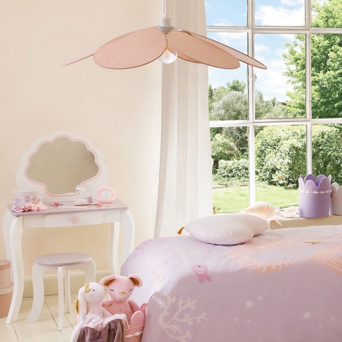 Hanglamp met roze bloemblaadjes, 64 cm diameter - Atmosphera Interior Designer