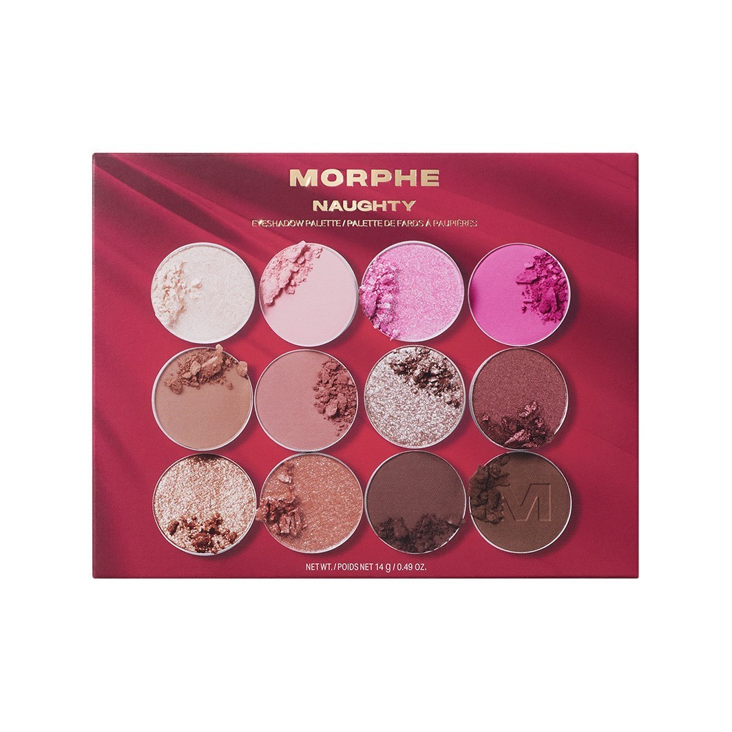 Paleta očných tieňov Morphe „Naughty“ – 14 g