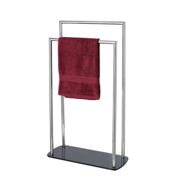 Metalowy stojak na ręczniki RAVINA, wys. 80 cm