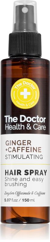 Spray condicionador sem enxágue estimulante com cafeína The Doctor Ginger + Caffeine
