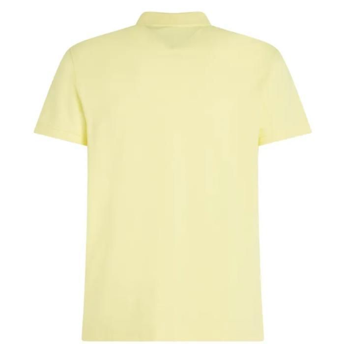 Tommy Hilfiger poloshirt met korte mouwen, lichtgeel
