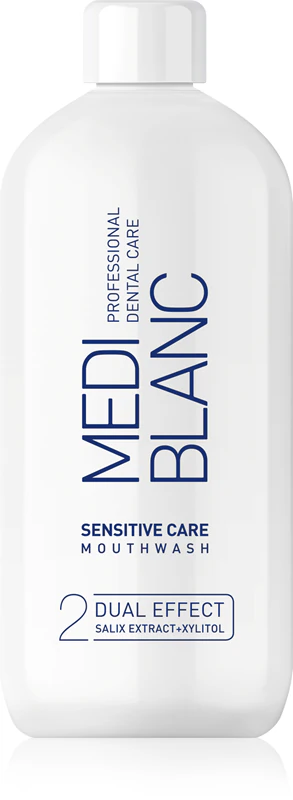 Ústna voda MEDIBLANC Sensitive Care pre citlivé zuby a ďasná