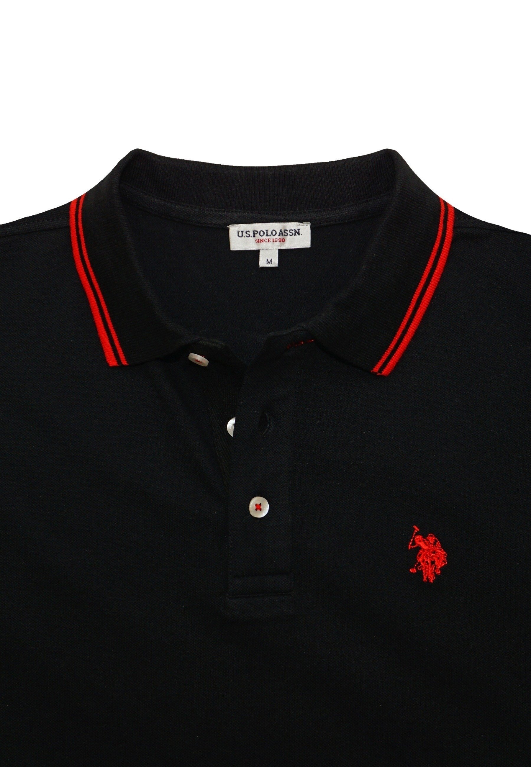 US Polo Assn. SHORTSLEEVE BARNEY - Koszulka polo - schwarz