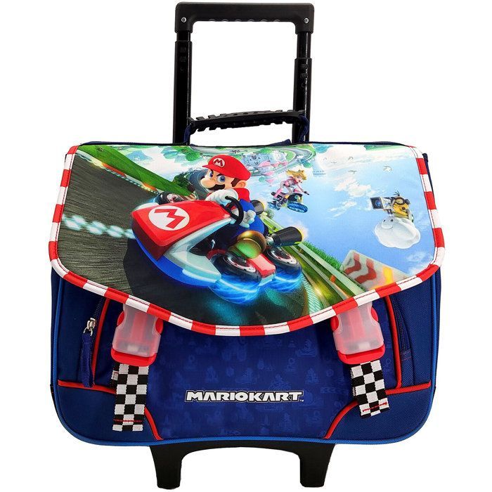 Cartable à roulettes 41 cm Super Mario