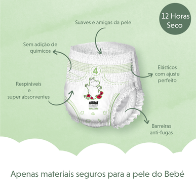 Muumi Plenkové kalhotky Muumi 7-11 Kg Velikost 4 40 jednotek 40 jednotek