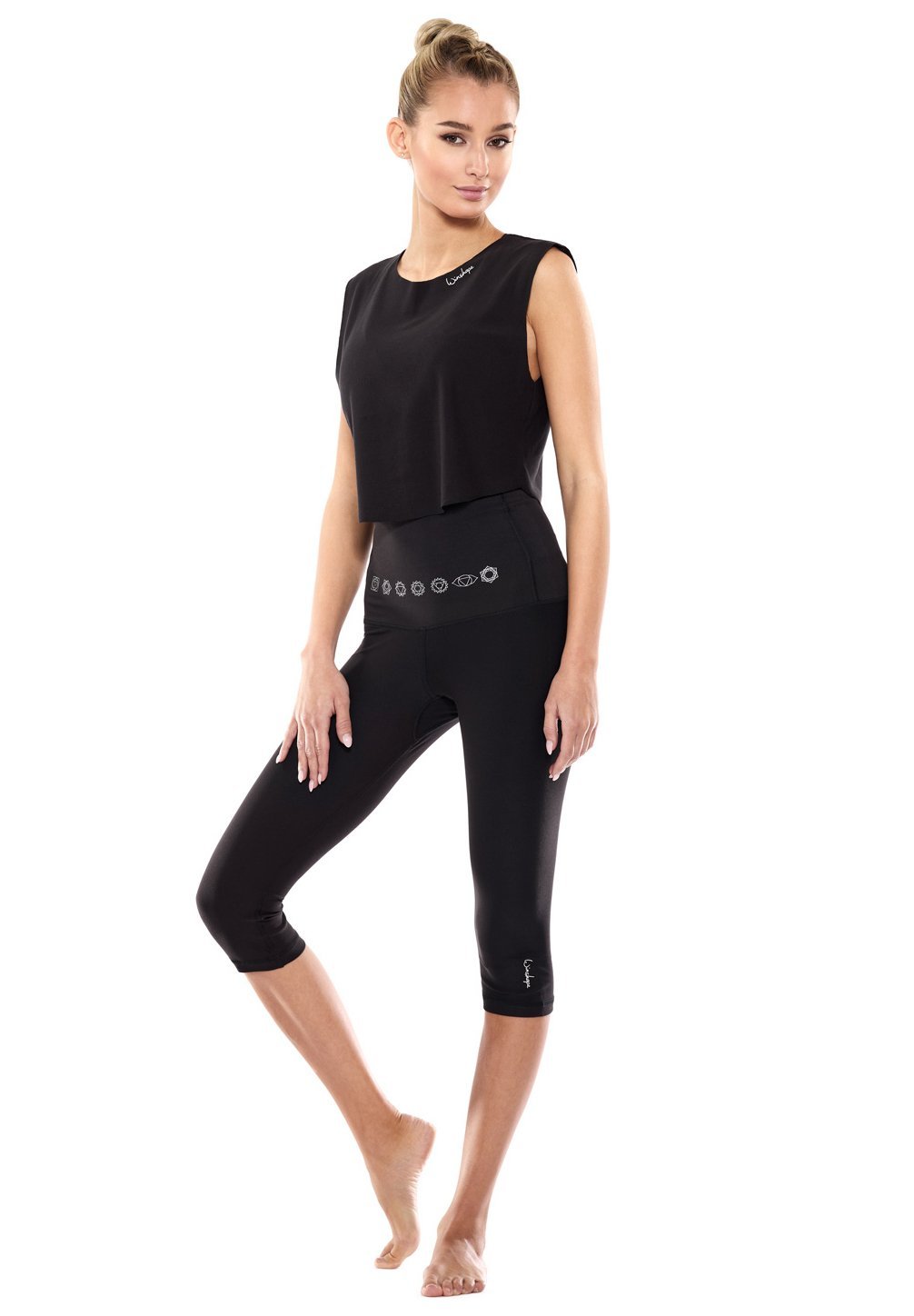 WINSHAPE SOFT CROPPED - Top - black