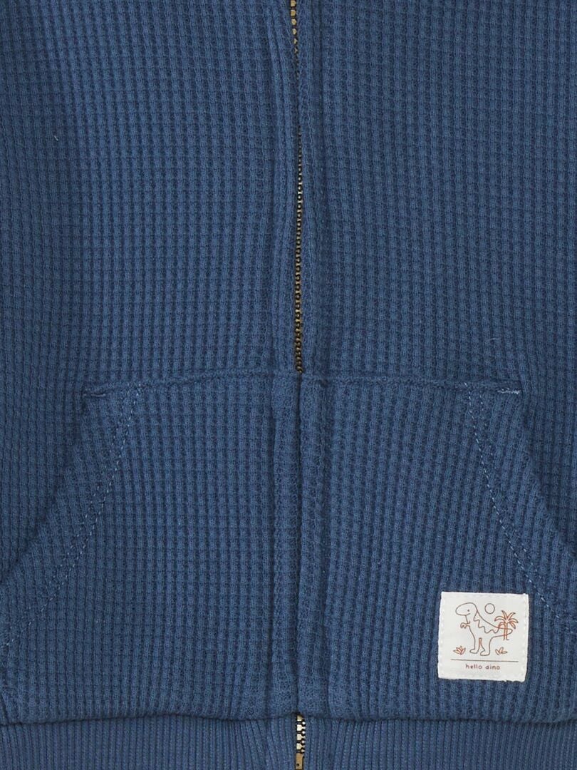 Moletom com Capuz Favo de Mel - AZUL
