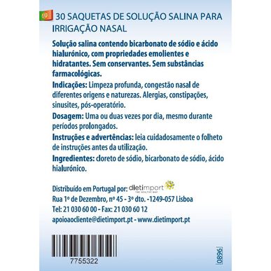 Otosan fiziološka otopina za ispiranje nosa 30 vrećica 30 vrećica