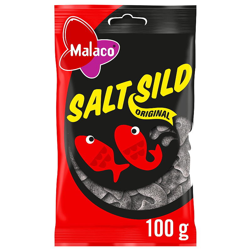 Malaco Saltet sild 100 g Malaco