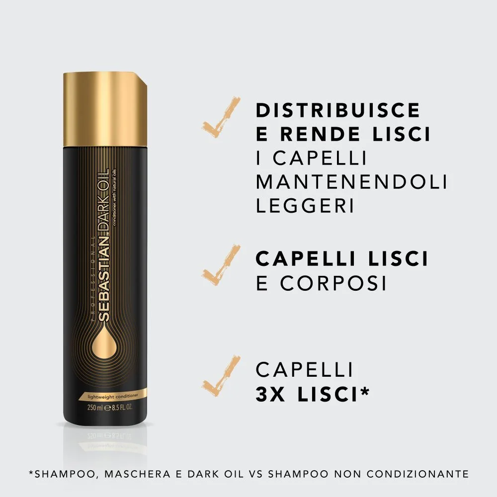 Hair Care Dark Oil Conditioner - Balsamo Lisciante Capelli