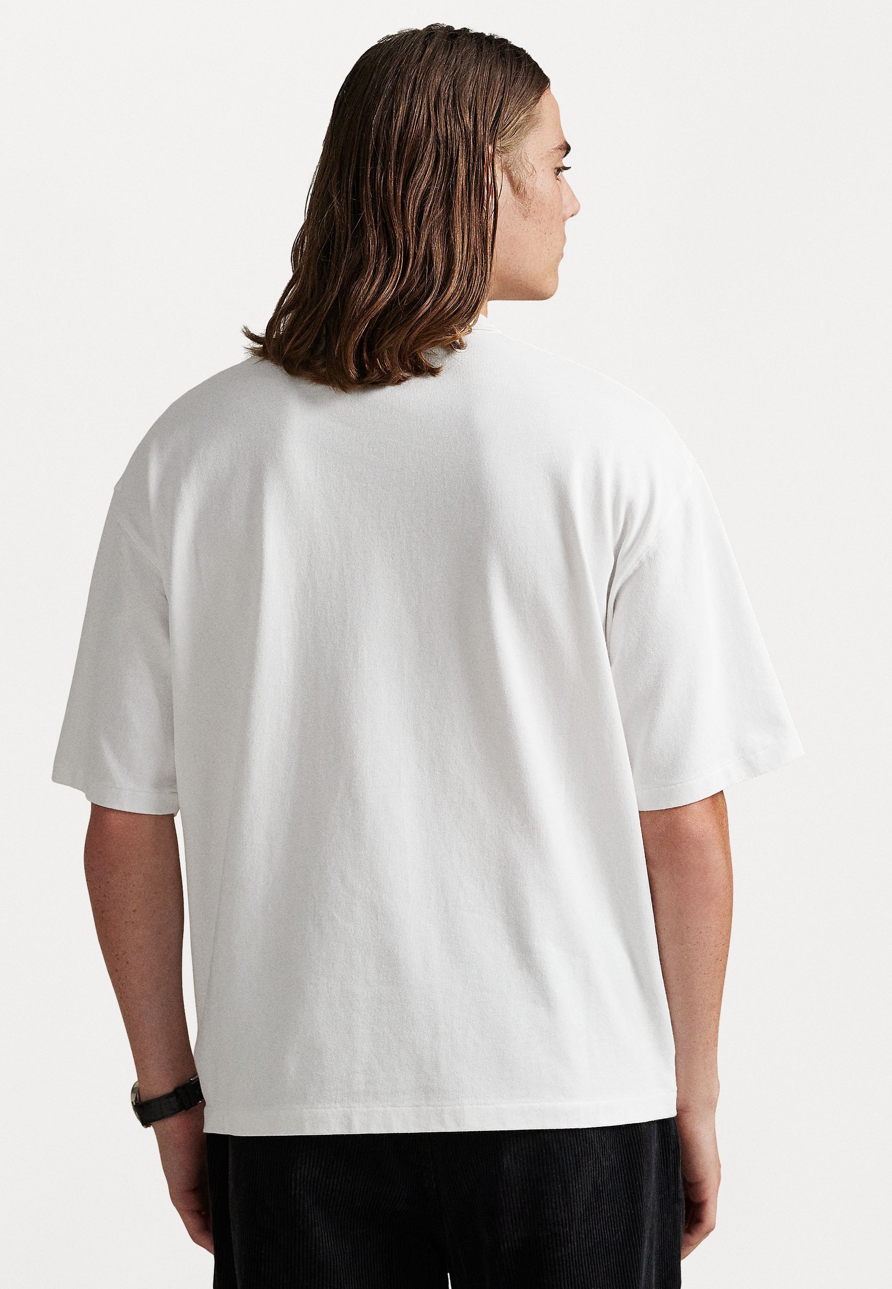 Polo Ralph Lauren Relaxed Fit Polo Sport Jersey T-shirt - Basic T-shirt - wit