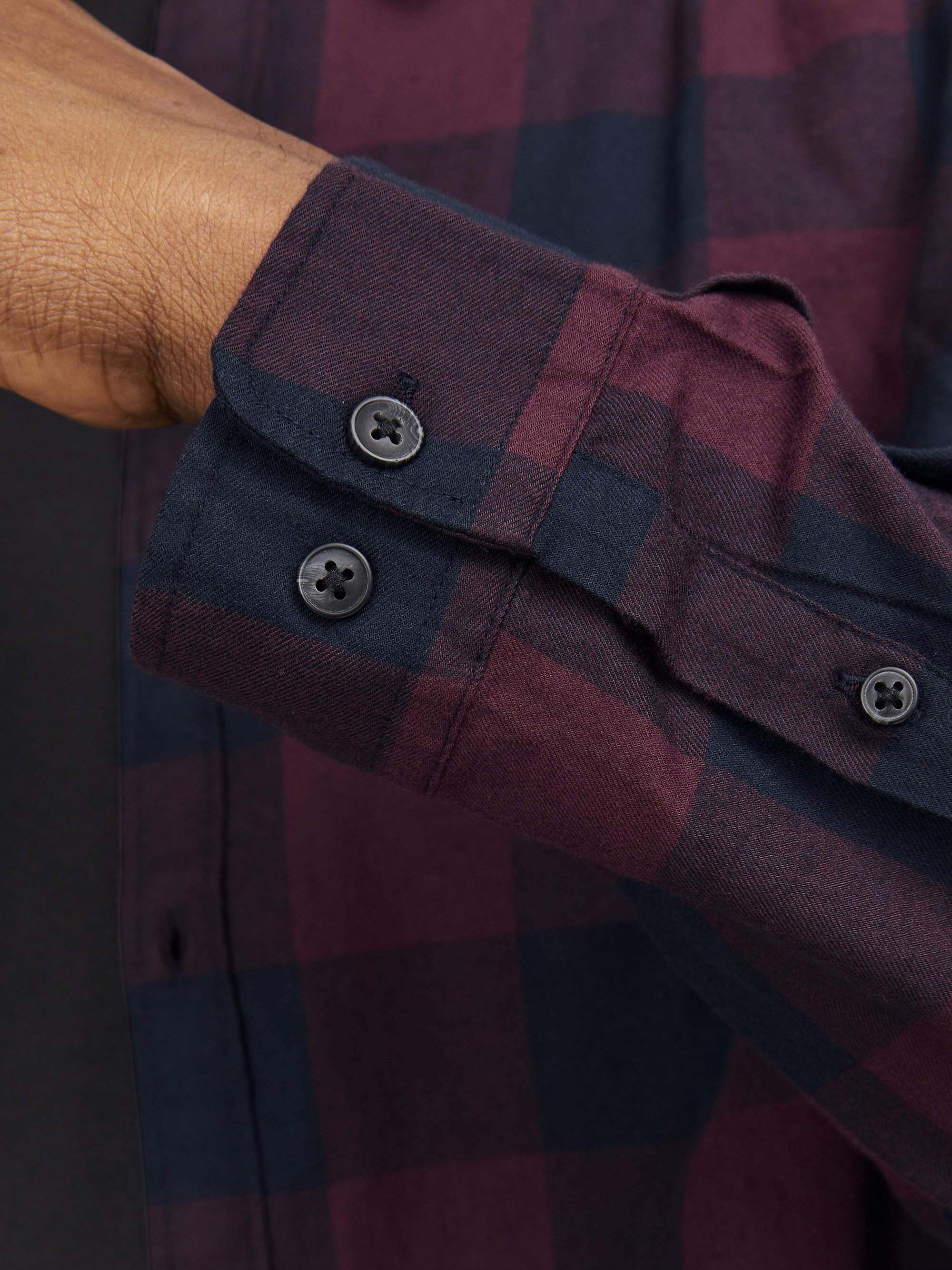 Jack & Jones JJEGINGHAM SHIRT - Shirt - port royale
