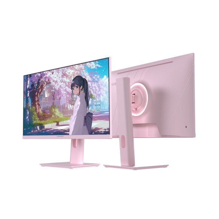 PC-gamerscherm - JAPANNEXT - 23,8 inch - IPS - Full HD (1920x1080) - 120 Hz - 0,5 ms - Pastelroze - JN-IPS238G120F-HSP-PK