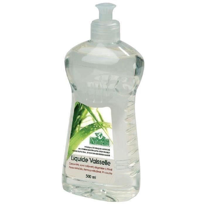 Detergente líquido para lavavajillas Naturella - botella de 500 ml