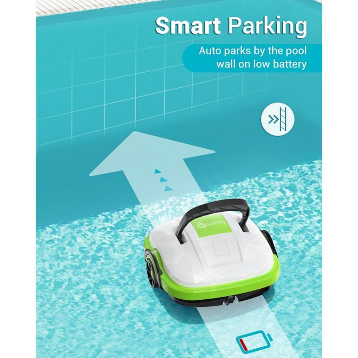 Robot de Piscine Sans Fil Osprey 200, Nettoyage Automatique 50 min, Filtration 180 microns, Batterie Rechargeable, Compatible...