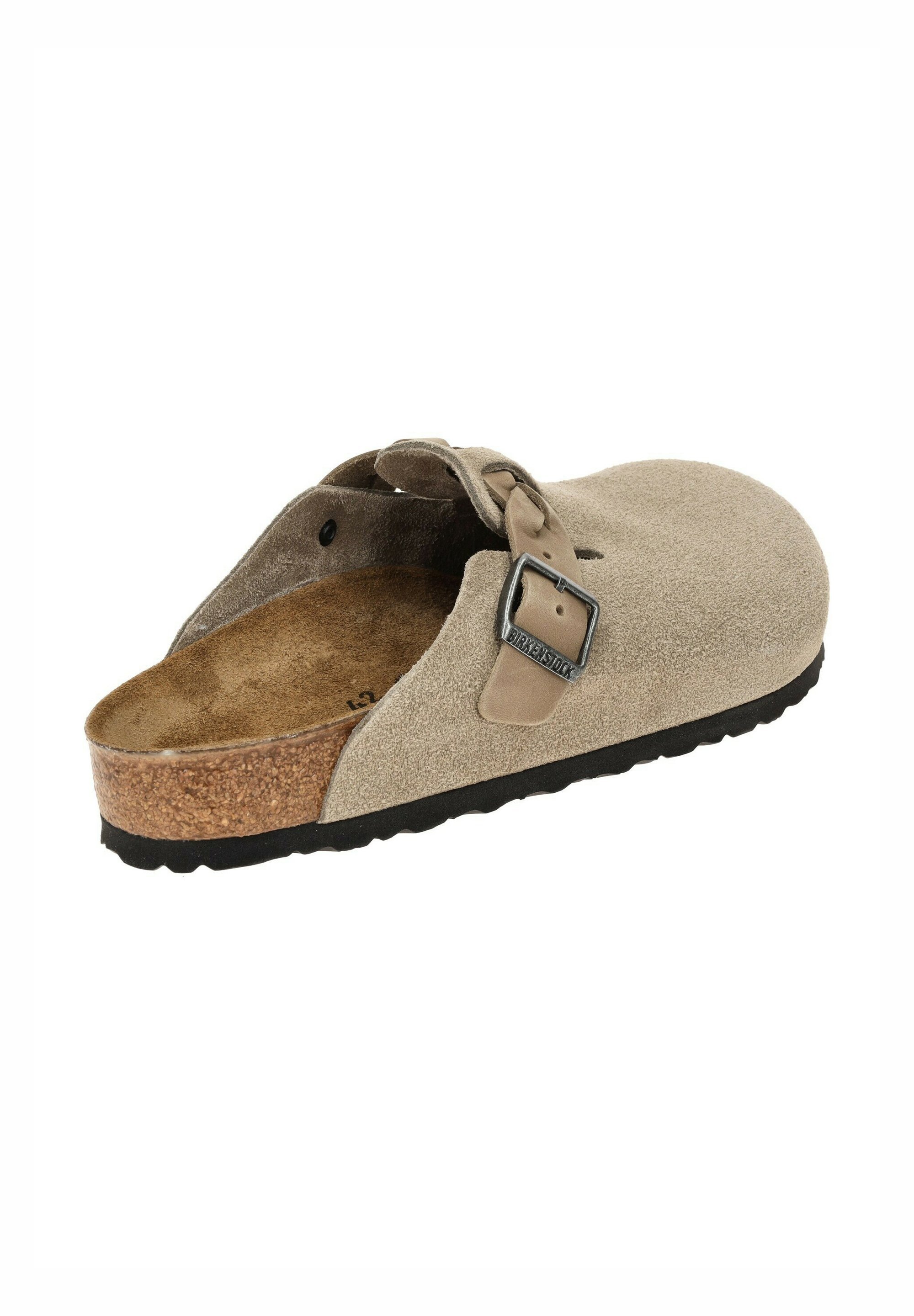 Birkenstock BOSTON BRAIDED LEOI LEVE REGULAR - Mules - taupe