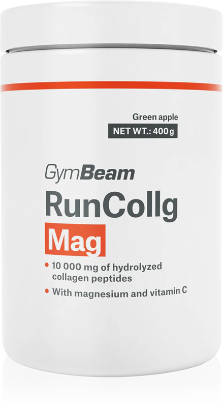 Doplněk stravy GymBeam RunCollg Mag s hydrolyzovaným kolagenem a vitamínem C