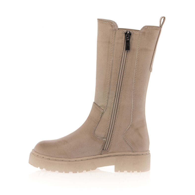 Beige jentestøvler