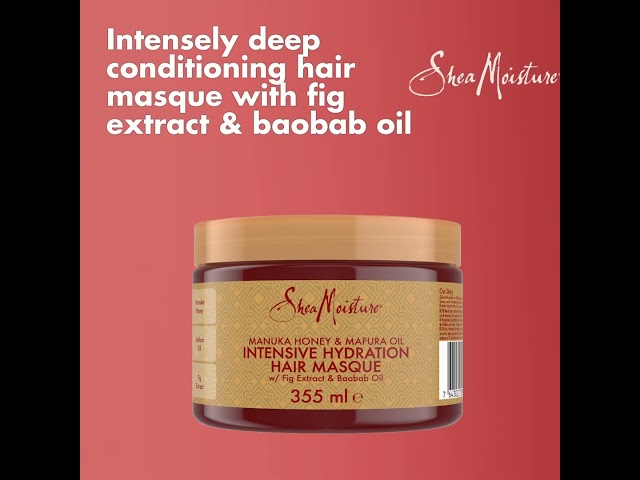 SheaMoisture Intensive Hydration -hiusnaamio hunajalla ja mafuraöljyllä