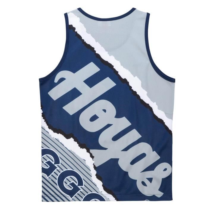 Maillot de basket-ball - MITCHELL & NESS - Georgetown University - 100% polyester - Multicolore - Sans manche