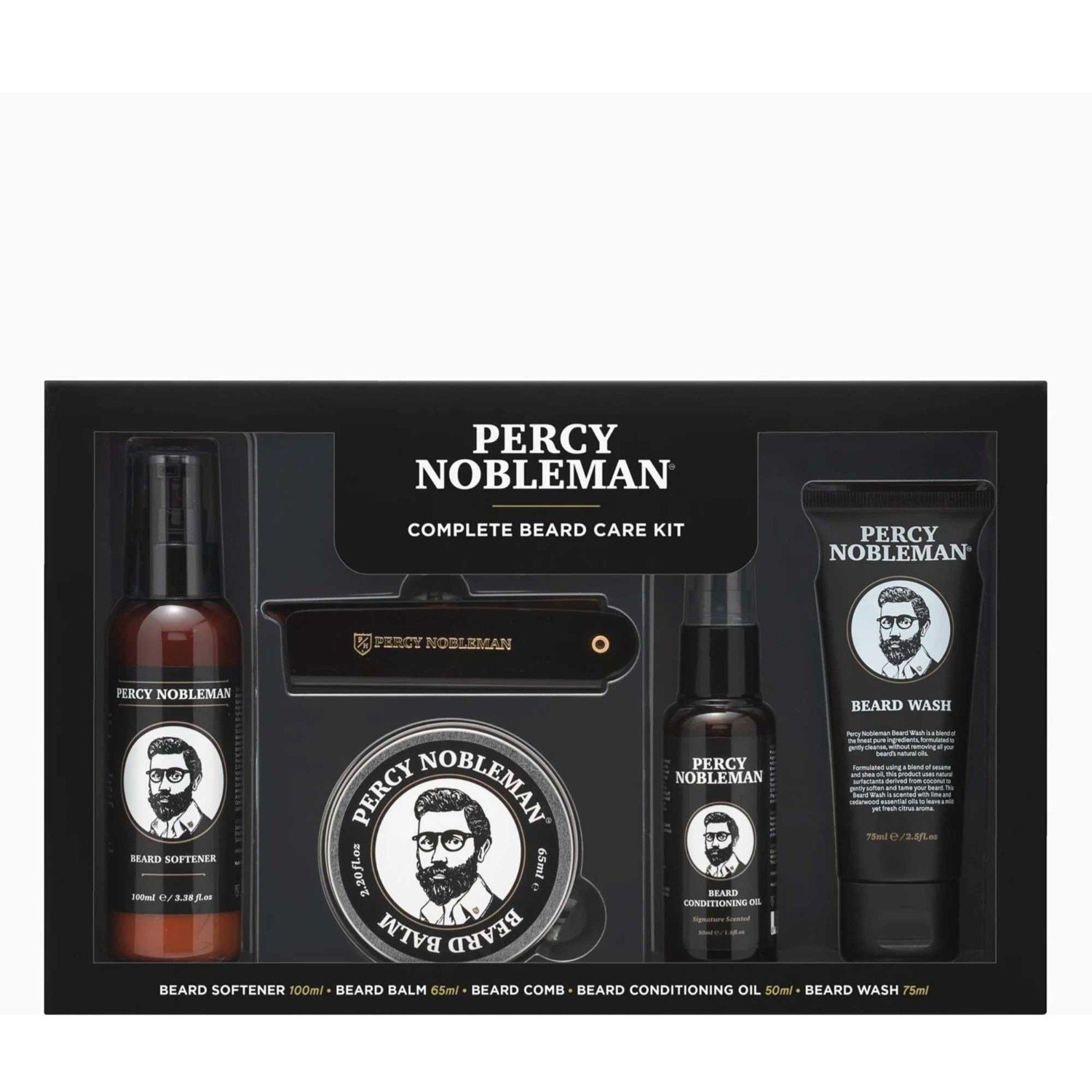 Percy Nobleman Beard Care Kompletni set za njegu brade - 1 komad